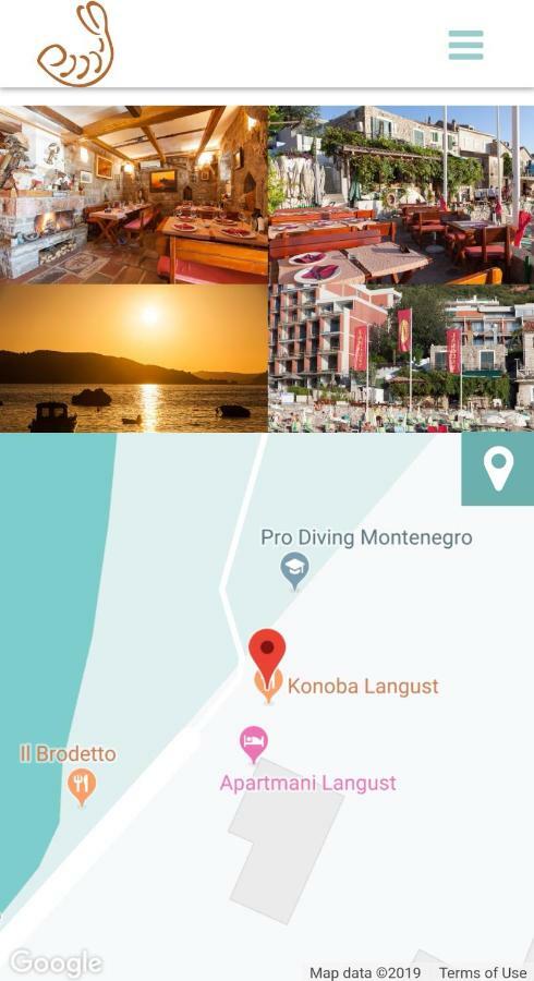 Langust - Free Parking Apartman Sveti Stefan Kültér fotó